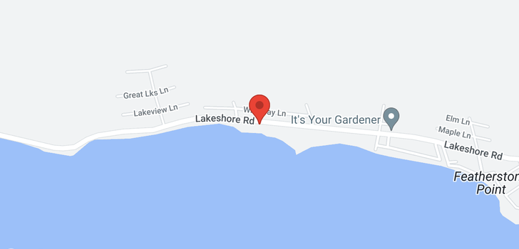 map of 918 Lakeshore Road